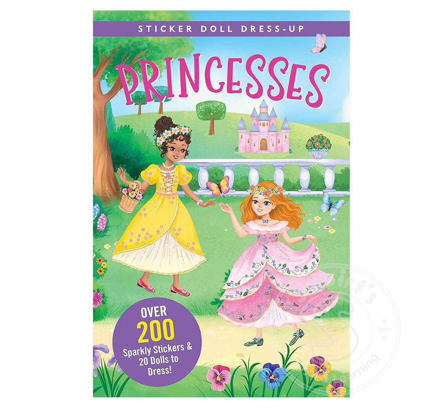 Sticker Doll Dress-Up Book - Princesses