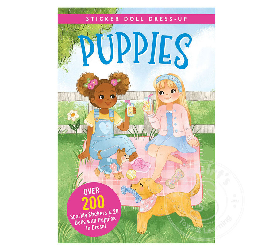 Sticker Doll Dress-Up Book - Puppies