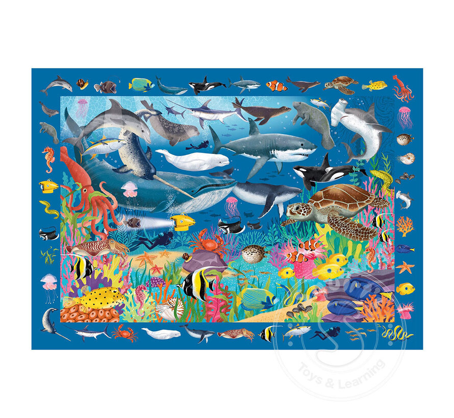 Under the Sea Seek & Find 100-Piece Jigsaw Puzzle