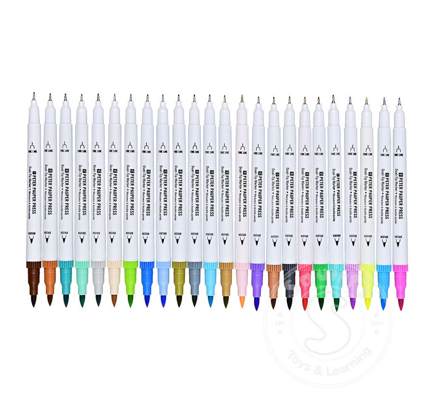Studio Series Dual-Tip Pastel Markers (Set of 24)