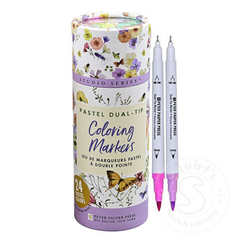 Studio Series Dual-Tip Pastel Markers (Set of 24)