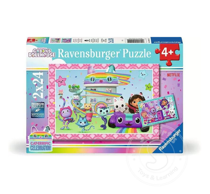 Ravensburger Gabby’s Dollhouse Puzzle 2 x 24pcs