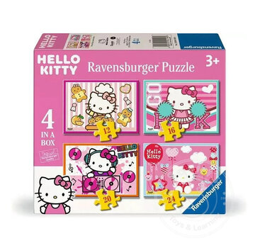 Ravensburger Ravensburger Hello Kitty, 4 in a Box 12/16/20/24 Pc Puzzle