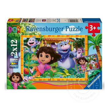 Ravensburger Ravensburger Dora the Explorer Puzzle 2 x 12pcs