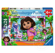 Ravensburger Ravensburger Dora the Explorer Puzzle 2 x 24pcs