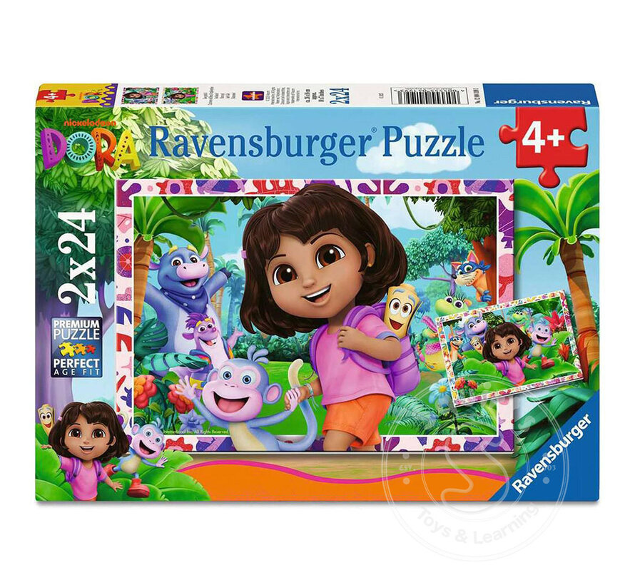 Ravensburger Dora the Explorer Puzzle 2 x 24pcs