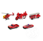 Welly Fire - 5 Piece City Team Gift Set