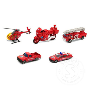 Welly Fire - 5 Piece City Team Gift Set