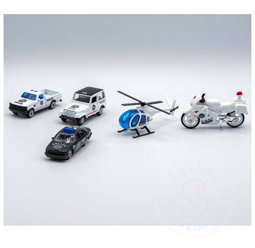 Welly Police - 5 Piece City Team Gift Set