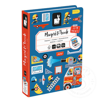 Janod Magnetic Book - Firefighter