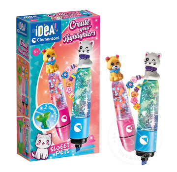 Clementoni Idea: Create Your Highlighters - Sweet Pets