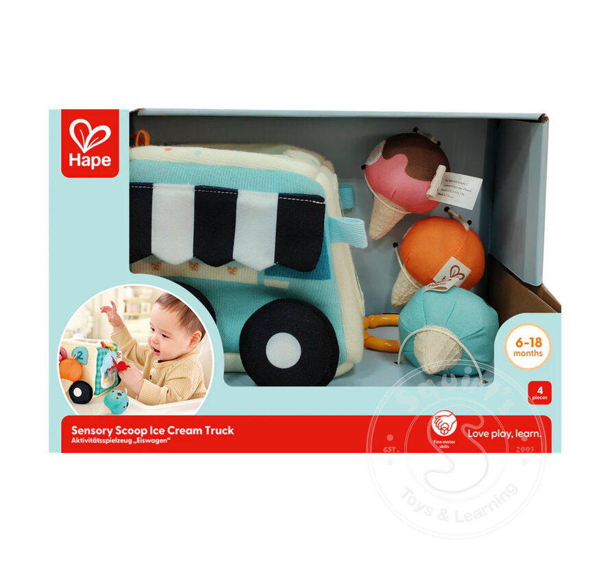 Hape Sensory Scoop Ice Cream Truck