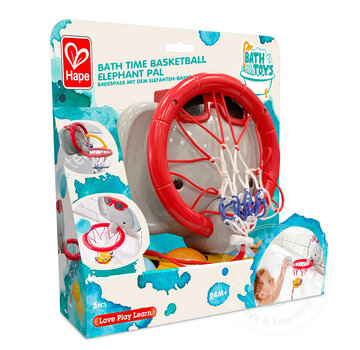 Hape Hape Bath Time Basketball Elephant Pal
