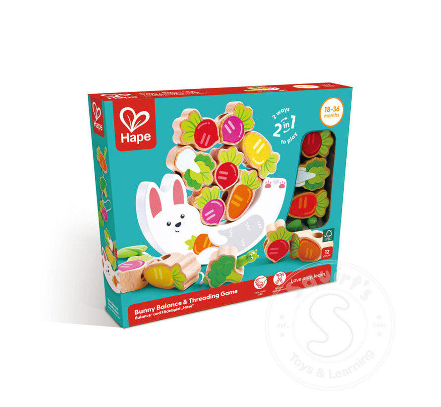 Hape Bunny Balance & Threading Game