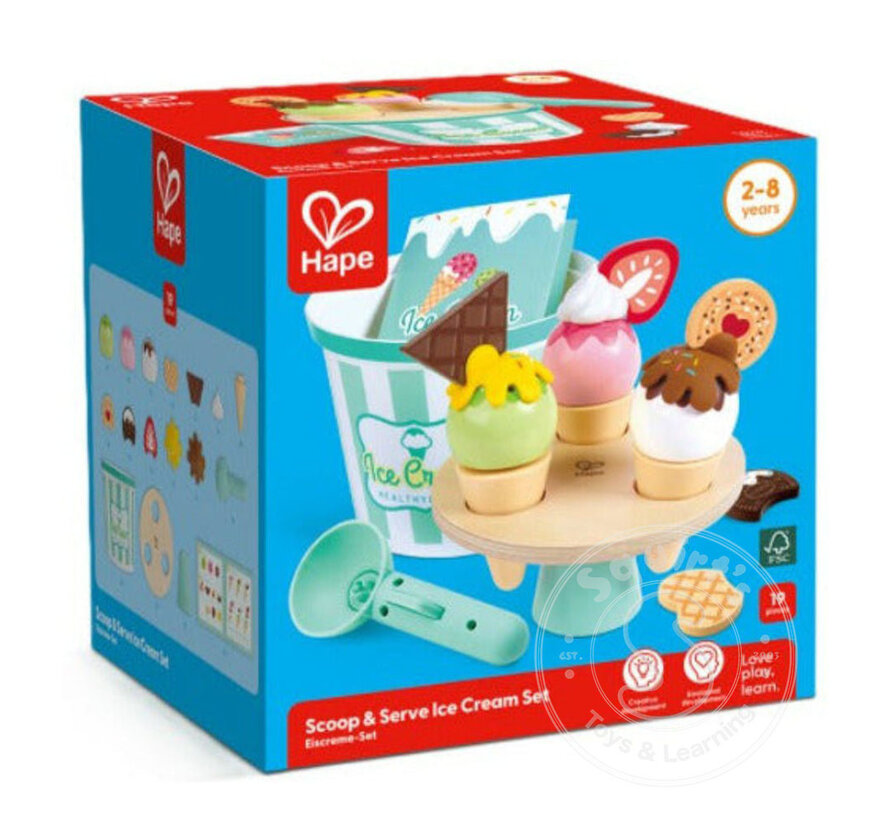 Hape Scoop & Serve Ice Cream Set