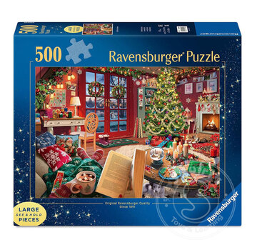 Ravensburger Ravensburger Cozy Christmas Retreat  Large Format Puzzle 500pcs