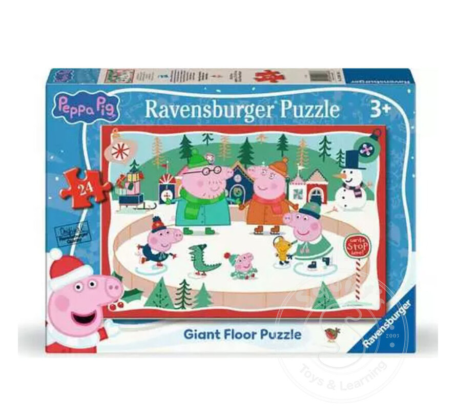 Ravensburger Peppa Pig Christmas Giant Floor Puzzle 24pcs