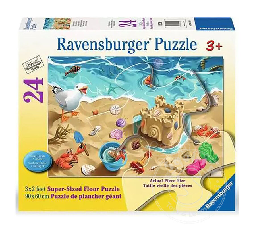 Ravensburger Fun At The Beach Floor Puzzle 24pcs