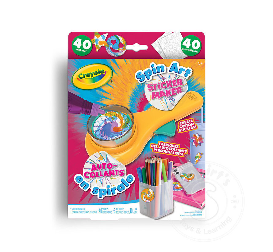 Crayola Spin Art Sticker Maker