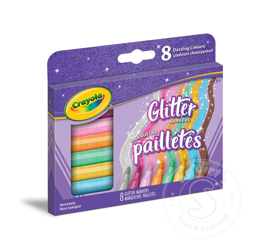 Crayola 8 Glitter Markers