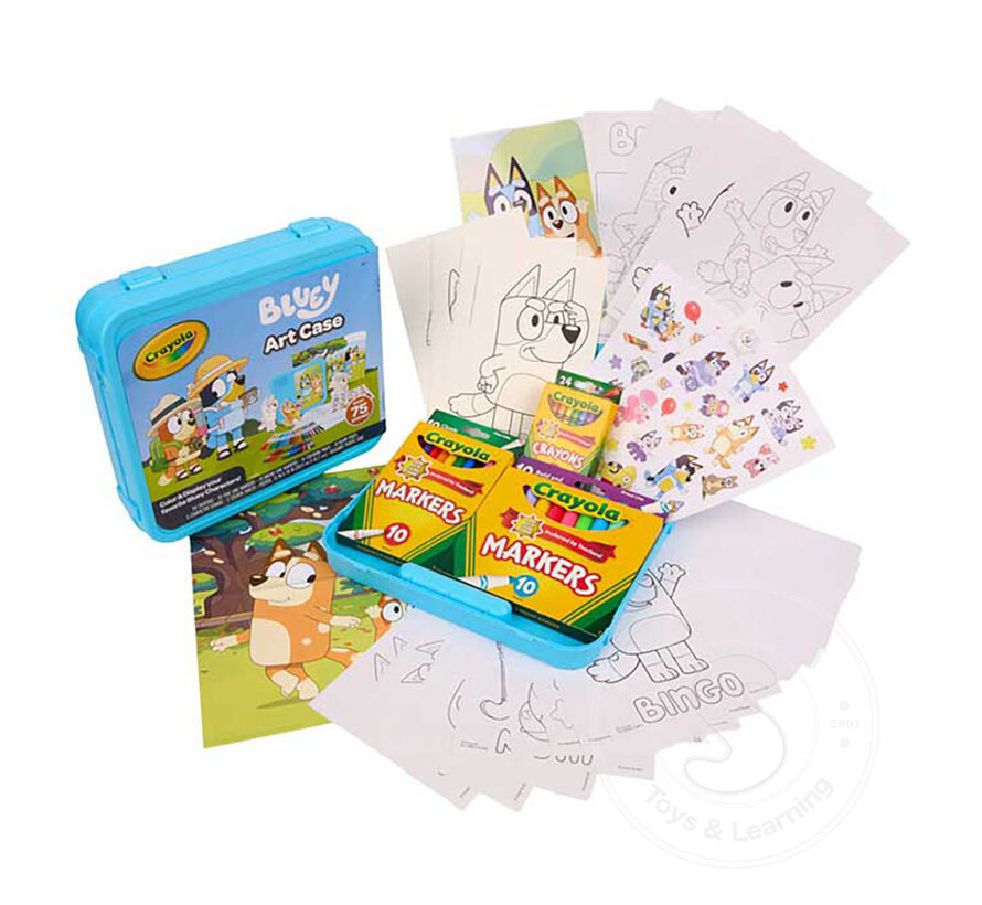 Crayola Bluey Art Case