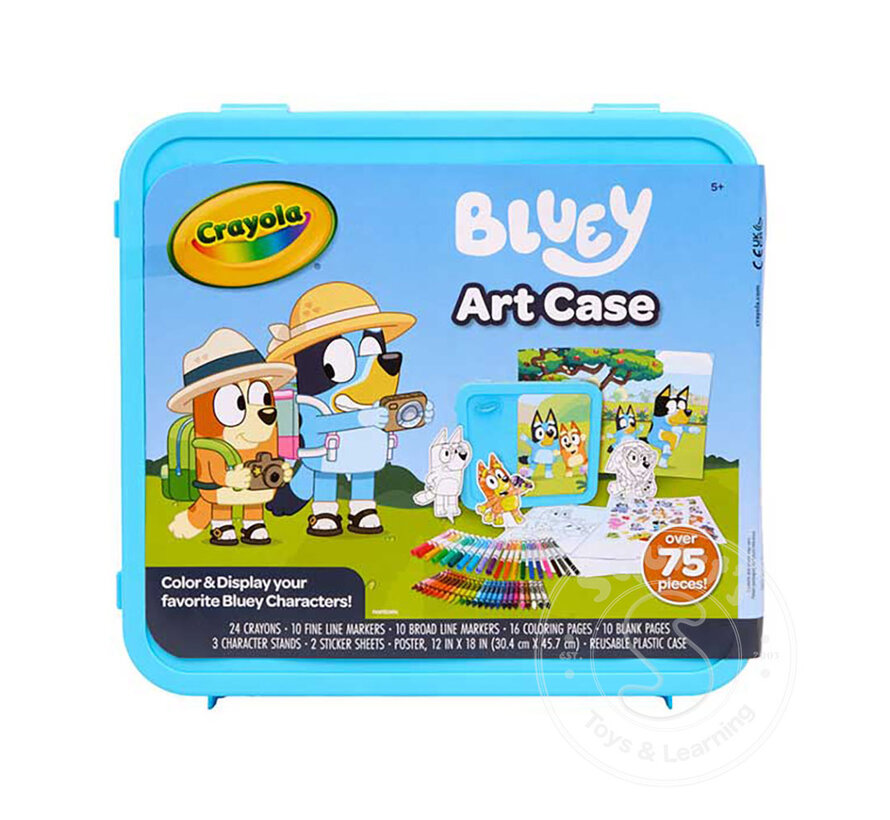 Crayola Bluey Art Case