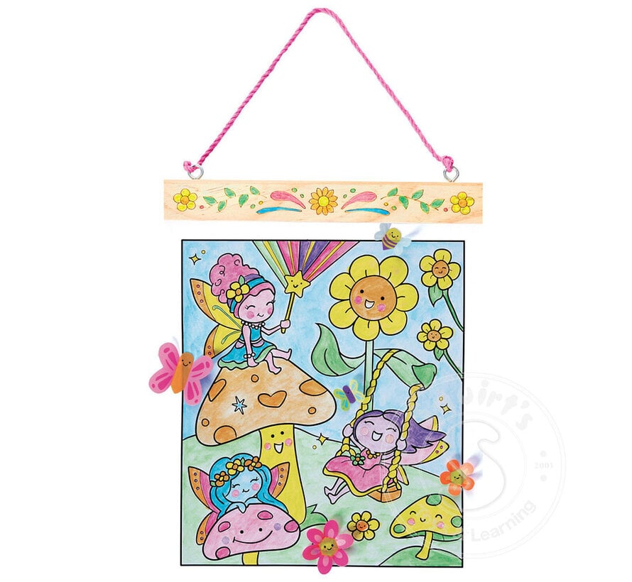 Faber-Castell Paint By Number Fairy Friends Wall Art