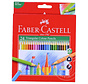 Faber-Castell 24ct Triangular Coloured Eco Pencils
