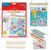 Faber-Castell Faber-Castell Paint By Number Mermaid Pets Wall Art