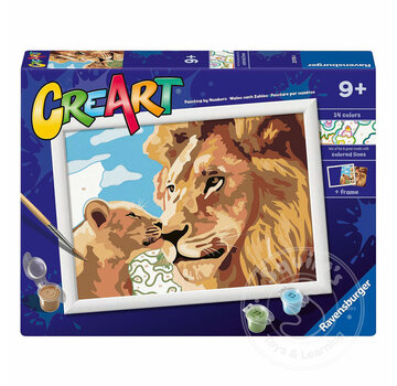 Ravensburger CreArt Paint by Numbers - Lion Baby