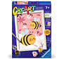 CreArt Paint by Numbers - Happy Bumblebees