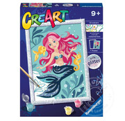 Ravensburger CreArt Junior: Paint by Numbers - Enchanting Mermaids