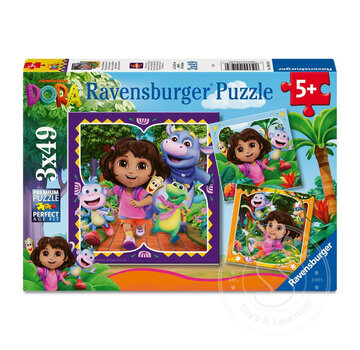 Ravensburger Ravensburger Dora the Explorer Puzzle 3 x 49pcs
