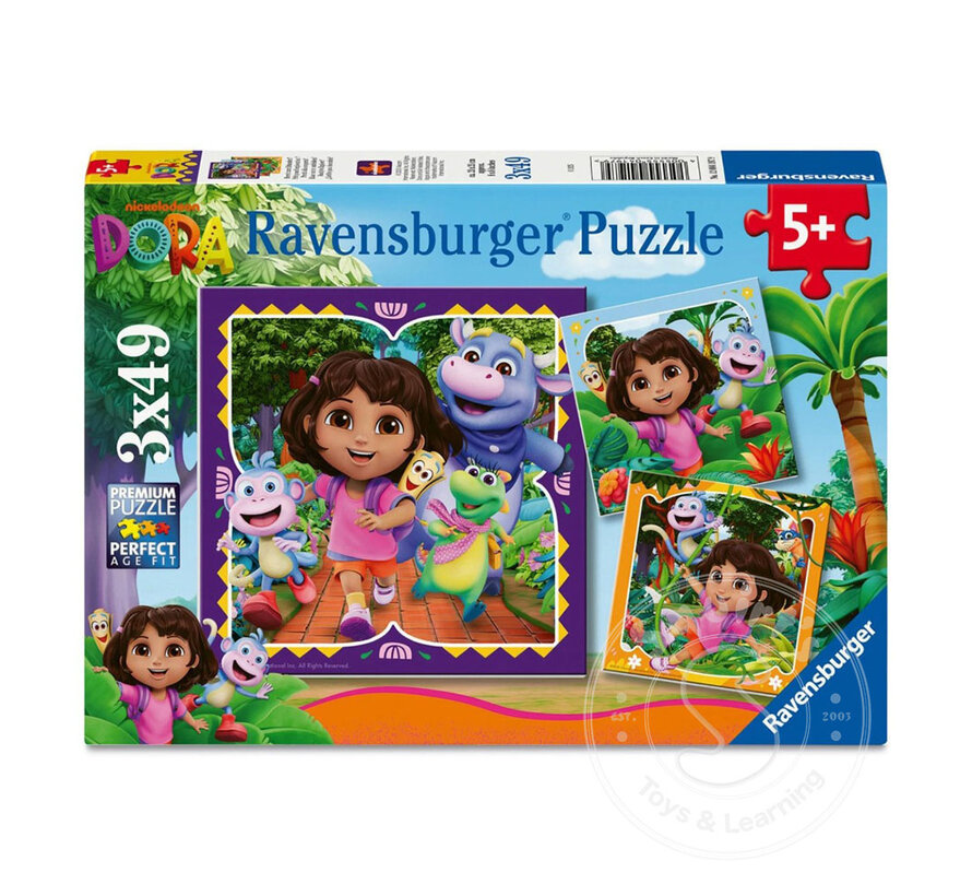 Ravensburger Dora the Explorer Puzzle 3 x 49pcs