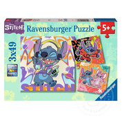 Ravensburger Ravensburger Disney Stitch Puzzle 3 x 49pcs