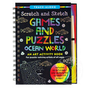 Games and Puzzles: Ocean World Scratch and Sketch