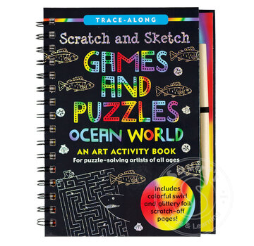 Games and Puzzles: Ocean World Scratch and Sketch