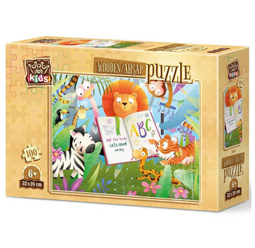 Art Puzzle Art Puzzle Forest School Wooden Puzzle 100pcs