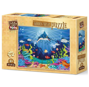Art Puzzle Art Puzzle Ocean Traffic Wooden Puzzle 100pcs