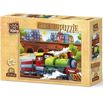 Art Puzzle Art Puzzle Where Do We Choo‐Choo? Wooden Puzzle 100pcs