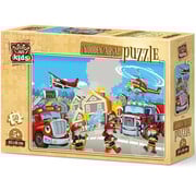 Art Puzzle Art Puzzle Hero Firefighters Wooden Puzzle 50pcs