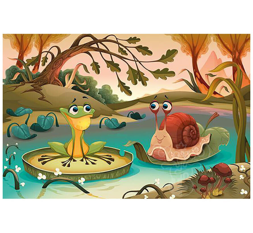 Art Puzzle Lake Buddies Wooden Puzzle 50pcs