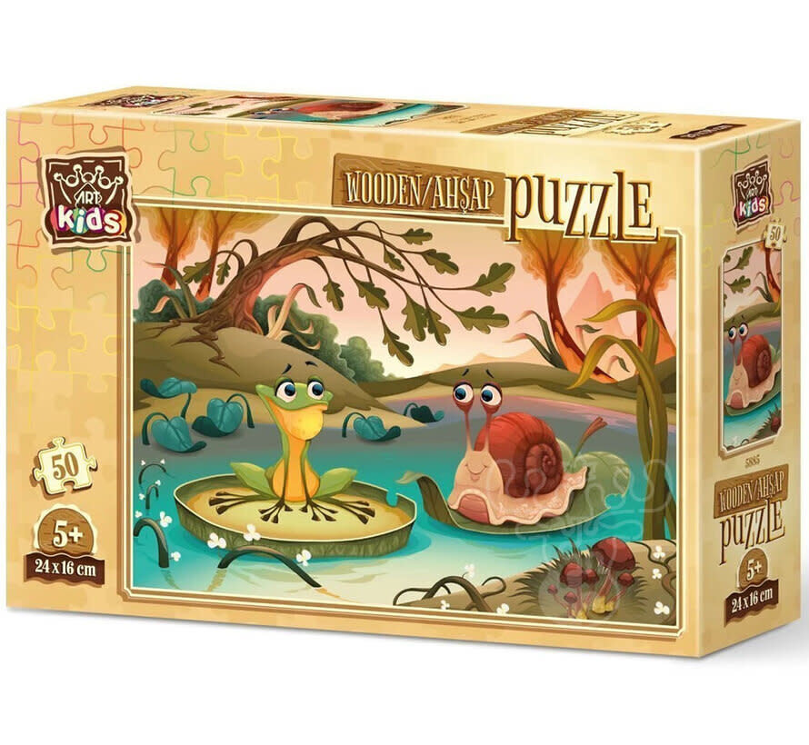 Art Puzzle Lake Buddies Wooden Puzzle 50pcs