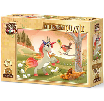 Art Puzzle Art Puzzle Cute Pony Wooden Puzzle 50pcs