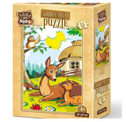 Art Puzzle Art Puzzle Mother Deer Wooden Puzzle 25pcs