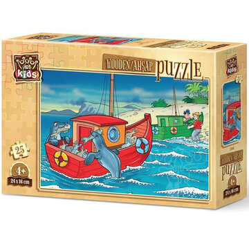 Art Puzzle Art Puzzle Happy Seals Wooden Puzzle 25pcs