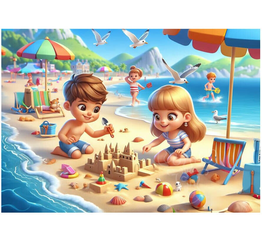 Art Puzzle Beach Fun Puzzle 100pcs
