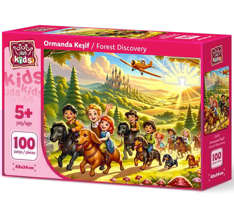 Art Puzzle Forest Discovery Puzzle 100pcs