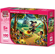 Art Puzzle Art Puzzle Cute Witch Puzzle 100pcs