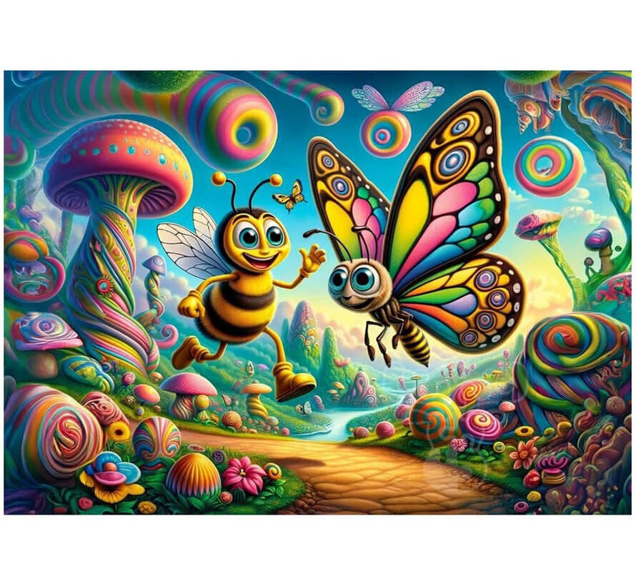 Art Puzzle Colorful Wings Puzzle 50pcs